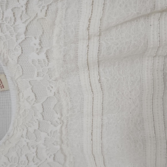 Sundance Small Lace High Low lightweight Sweater boho lagenlook Peasant - Picture 6 of 12